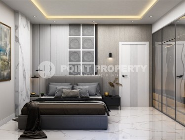 Apartments in a residential complex under construction 400 meters from the sea, in a comfortable area of Alanya - Lower Oba-id-6798-photo-4