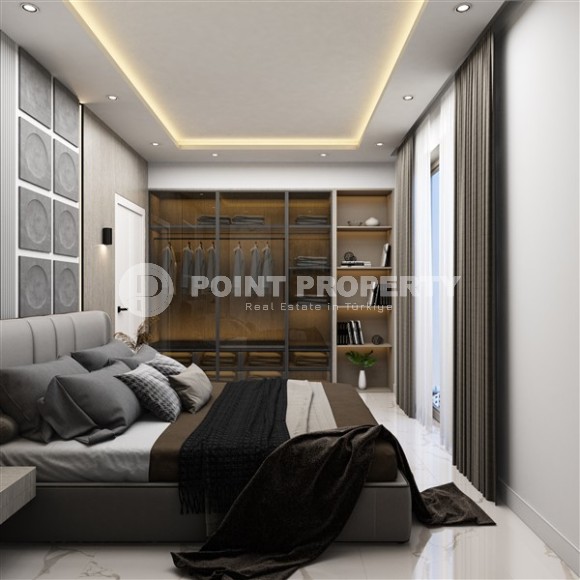 Apartments in a residential complex under construction 400 meters from the sea, in a comfortable area of Alanya - Lower Oba-id-6798-photo-5