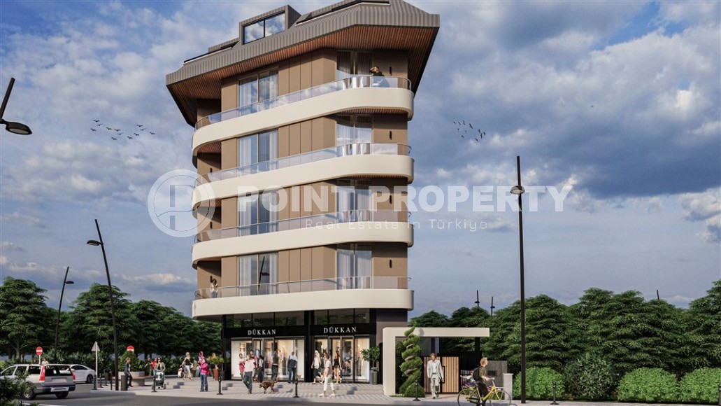 Apartments in a residential complex under construction 400 meters from the sea, in a comfortable area of Alanya - Lower Oba-id-6798-photo-11