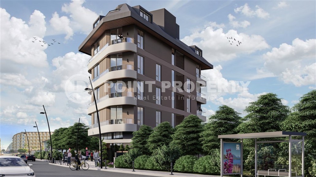 Apartments in a residential complex under construction 400 meters from the sea, in a comfortable area of Alanya - Lower Oba-id-6798-photo-13