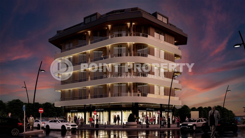 Apartments in a residential complex under construction 400 meters from the sea, in a comfortable area of Alanya - Lower Oba-id-6798-photo-18