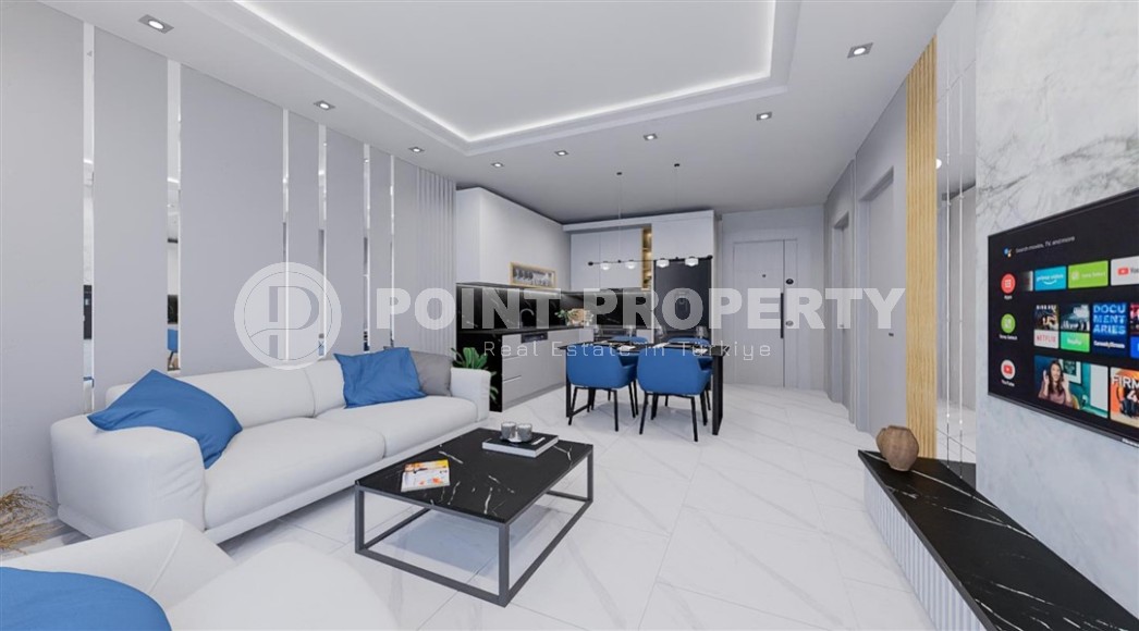 Небольшая квартира в жилом комплексе на этапе строительства, в зеленом, экологически чистом районе Аланьи - Каргыджак-id-6806-фото-2