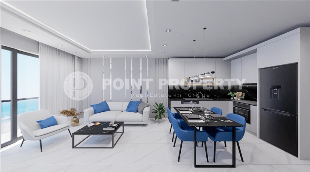 Небольшая квартира в жилом комплексе на этапе строительства, в зеленом, экологически чистом районе Аланьи - Каргыджак-id-6806-фото-4