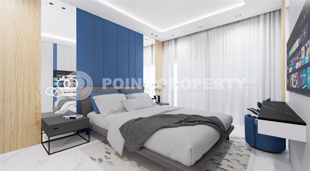 Небольшая квартира в жилом комплексе на этапе строительства, в зеленом, экологически чистом районе Аланьи - Каргыджак-id-6806-фото-6