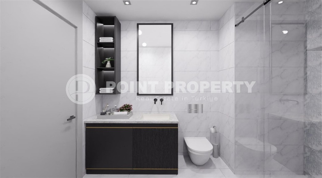 Небольшая квартира в жилом комплексе на этапе строительства, в зеленом, экологически чистом районе Аланьи - Каргыджак-id-6806-фото-7