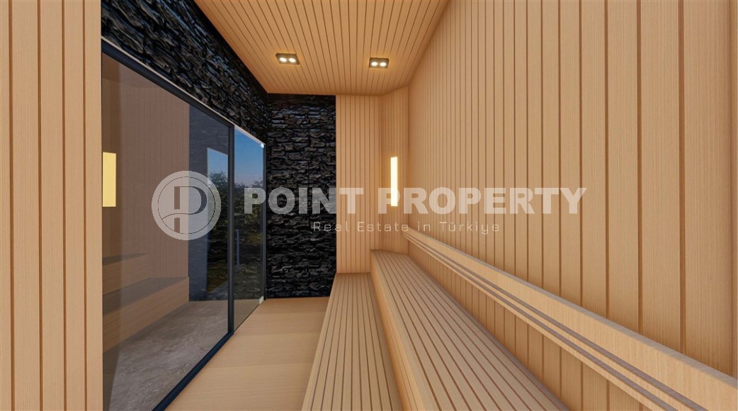 Небольшая квартира в жилом комплексе на этапе строительства, в зеленом, экологически чистом районе Аланьи - Каргыджак-id-6806-фото-9