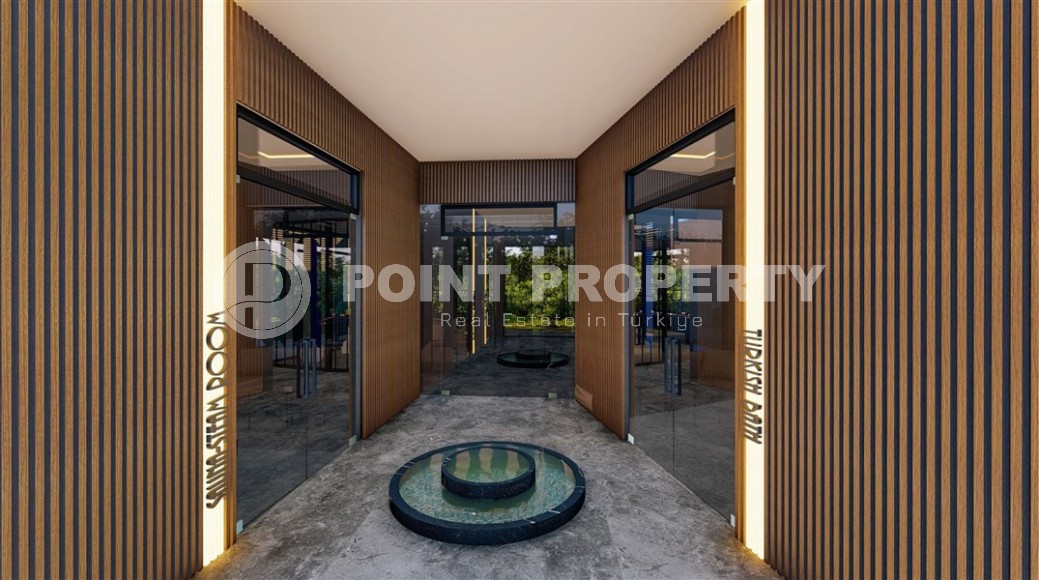 Небольшая квартира в жилом комплексе на этапе строительства, в зеленом, экологически чистом районе Аланьи - Каргыджак-id-6806-фото-11