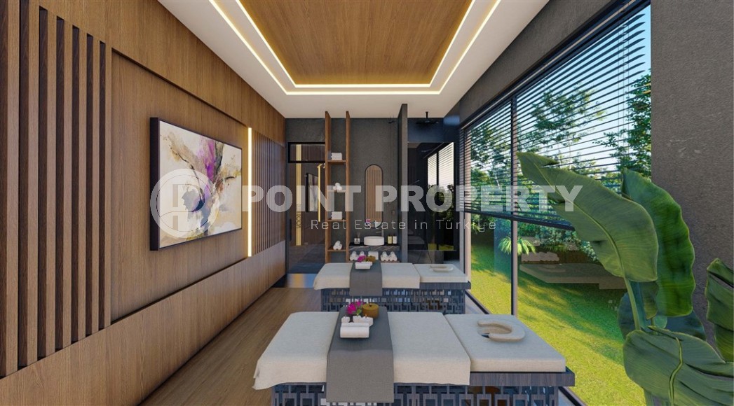 Небольшая квартира в жилом комплексе на этапе строительства, в зеленом, экологически чистом районе Аланьи - Каргыджак-id-6806-фото-12