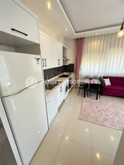 Новая квартира с одной спальней, 50м², в комплексе премиум класса в Каргыджаке, Аланья, 700м от моря-id-1532-фото-4