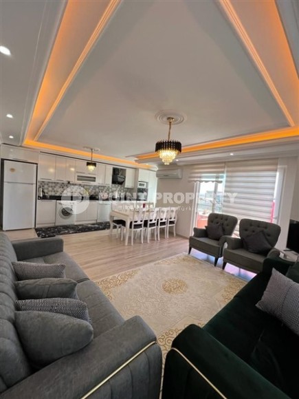 Panoramic duplex apartment with sea views, on the 10th floor with attic, in the center of Mahmutlar-id-6809-photo-2
