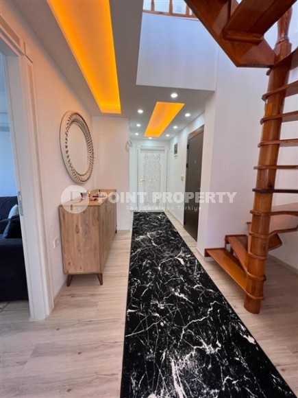 Panoramic duplex apartment with sea views, on the 10th floor with attic, in the center of Mahmutlar-id-6809-photo-7