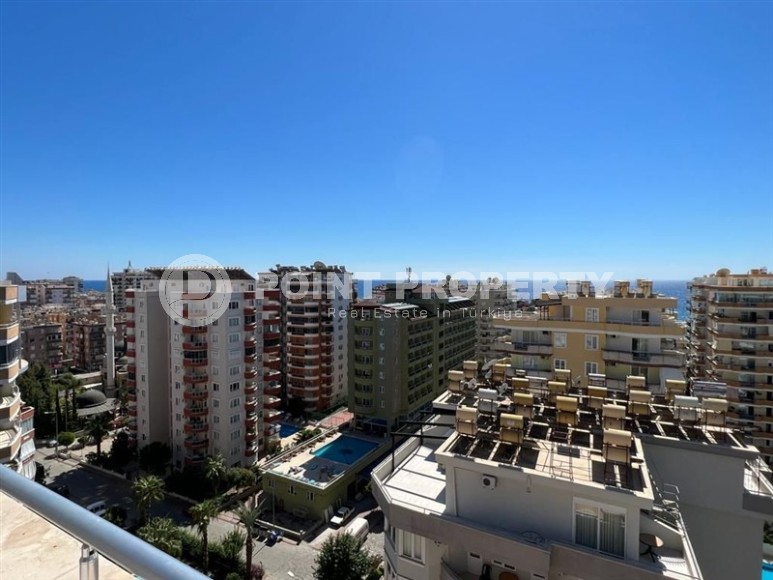 Panoramic duplex apartment with sea views, on the 10th floor with attic, in the center of Mahmutlar-id-6809-photo-15