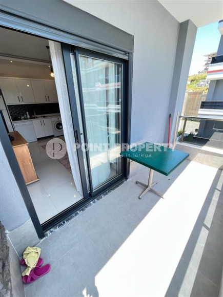 Новая квартира с одной спальней, 50м², в комплексе премиум класса в Каргыджаке, Аланья, 700м от моря-id-1532-фото-10