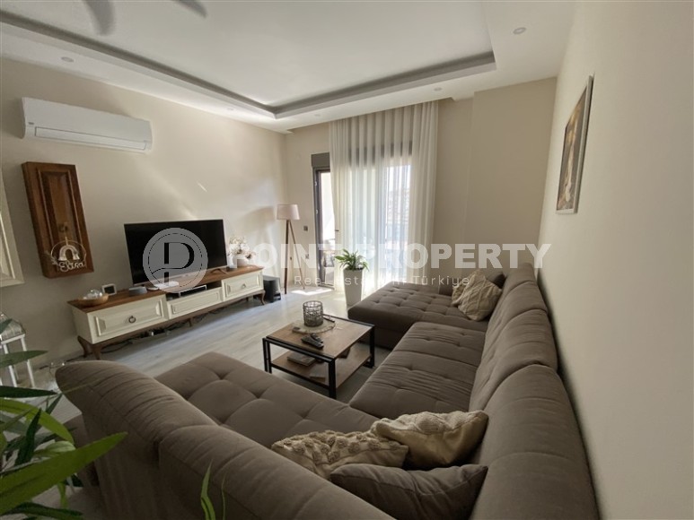 Modern apartment with furniture and household appliances, one and a half kilometers from the sea, in the picturesque area of Alanya - Hasbahce-id-6826-photo-3