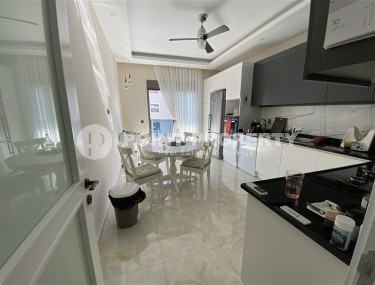 Современная квартира с мебелью и бытовой техникой, в полутора километрах от моря, в живописном районе Аланьи - Хасбахче-id-6826-фото-4