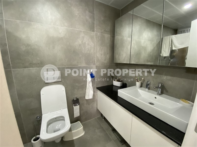 Modern apartment with furniture and household appliances, one and a half kilometers from the sea, in the picturesque area of Alanya - Hasbahce-id-6826-photo-11