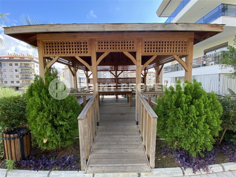 Modern apartment with furniture and household appliances, one and a half kilometers from the sea, in the picturesque area of Alanya - Hasbahce-id-6826-photo-19