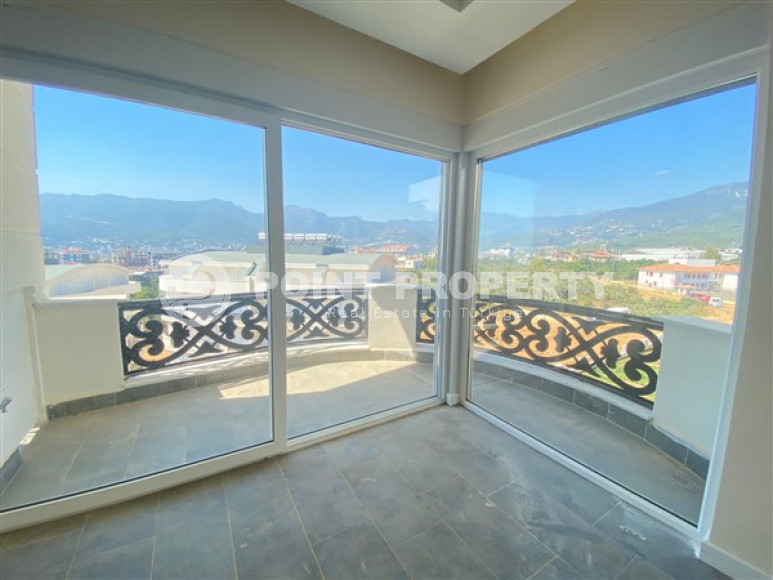 New view three-room apartment, 85m² at the foot of the mountains in Upper Oba, Alanya-id-1535-photo-3