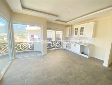 New view three-room apartment, 85m² at the foot of the mountains in Upper Oba, Alanya-id-1535-photo-4