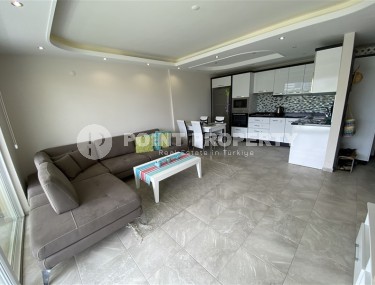 Готовая к проживанию квартира 1+1, общей площадью 65 м2, в живописном районе Аланьи - Кестель-id-6841-фото-1