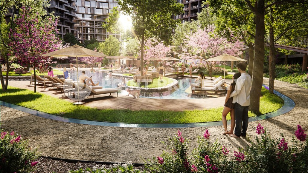 A unique luxury residential complex with a natural park integrated into the architecture, in the prestigious area of Istanbul - Acibadem-id-6848-photo-3
