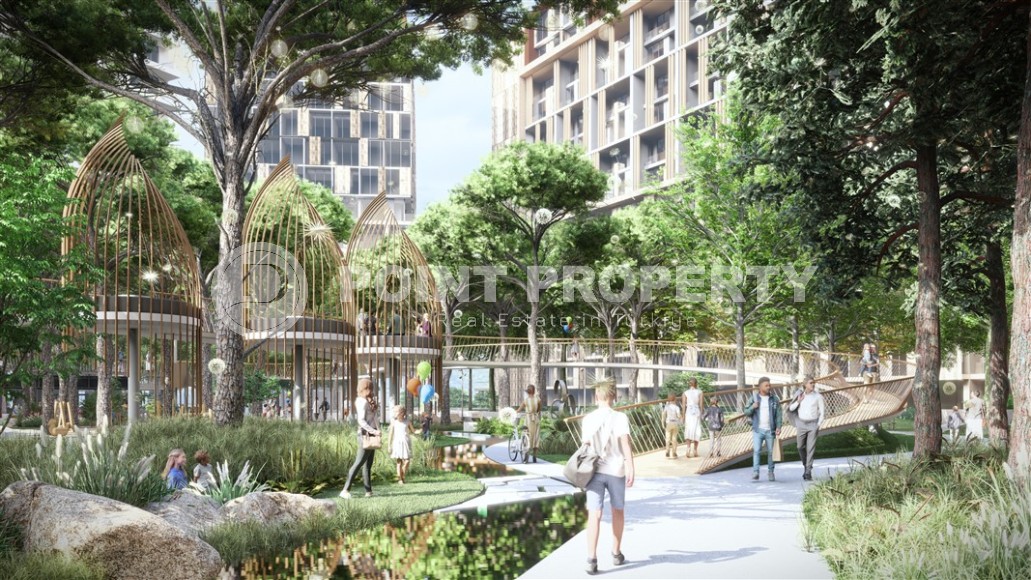 A unique luxury residential complex with a natural park integrated into the architecture, in the prestigious area of Istanbul - Acibadem-id-6848-photo-4