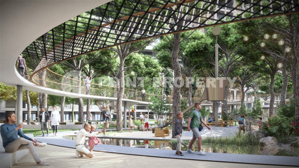 A unique luxury residential complex with a natural park integrated into the architecture, in the prestigious area of Istanbul - Acibadem-id-6848-photo-5