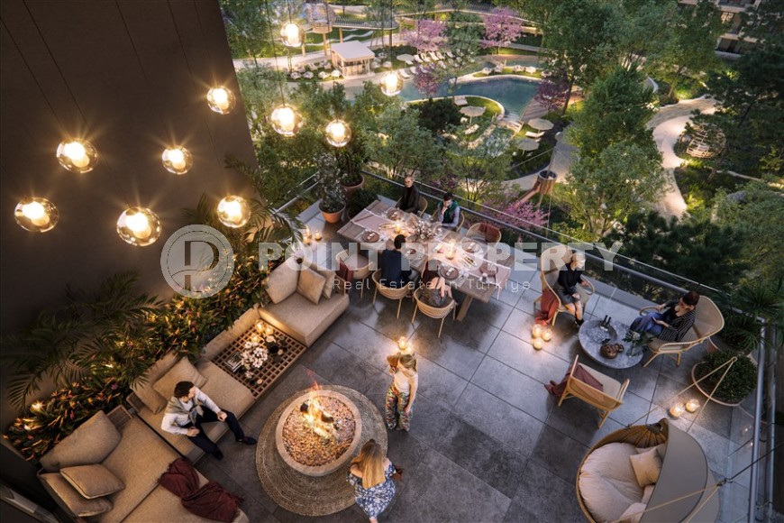 A unique luxury residential complex with a natural park integrated into the architecture, in the prestigious area of Istanbul - Acibadem-id-6848-photo-13