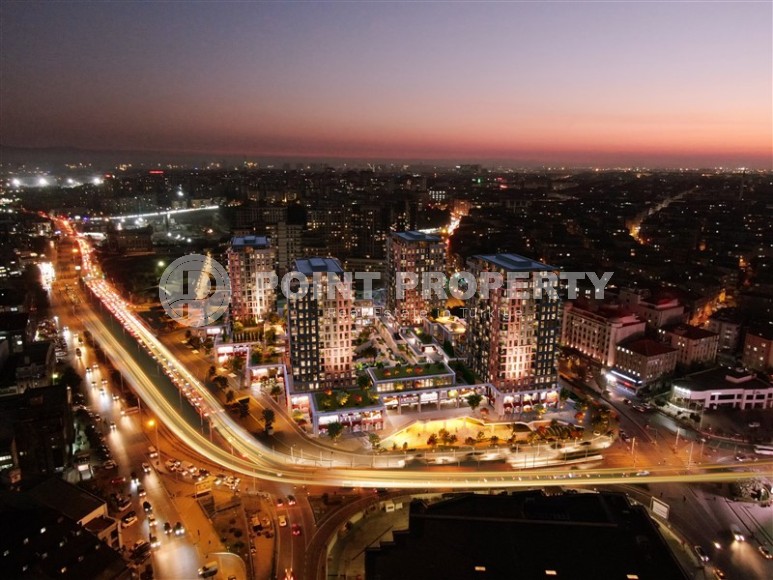 Luxury residential complex under construction in the commercial center of Istanbul - Bahçelievler district-id-6849-photo-14