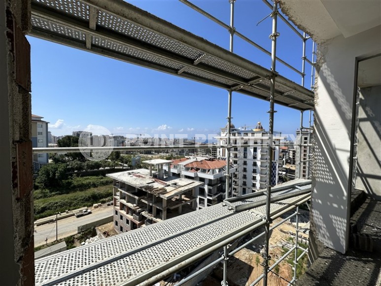 Small apartment in a residential complex at the final stage of construction, in the modern area of Alanya - Mahmutlar-id-6853-photo-9