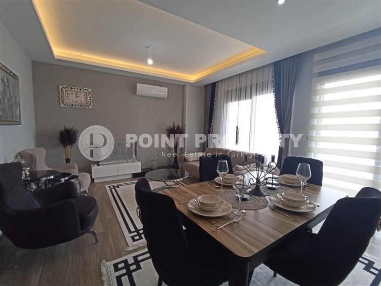 Duplex apartment on the 6th floor with an attic 300 meters from the sea, in the center of Mahmutlar-id-6859-photo-3