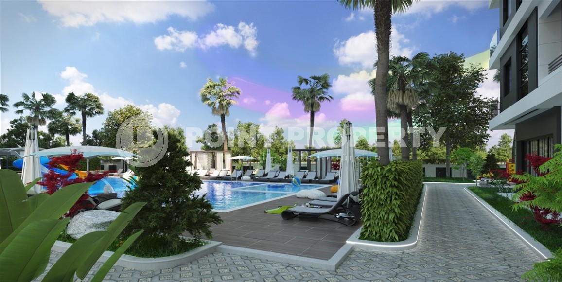 Квартира в жилом комплексе на этапе строительства в 200 метрах от моря, в центре района Махмутлар-id-6861-фото-6