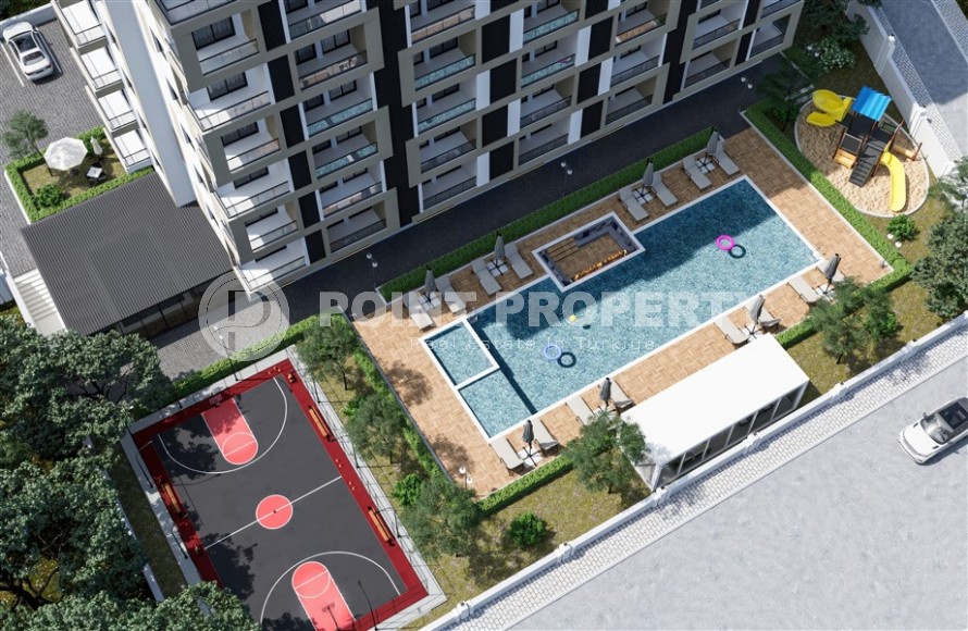 New investment project in a promising area of Alanya - Gazipasa - 6-storey residential complex, with spacious territory and organized internal infrastructure-id-6862-photo-11