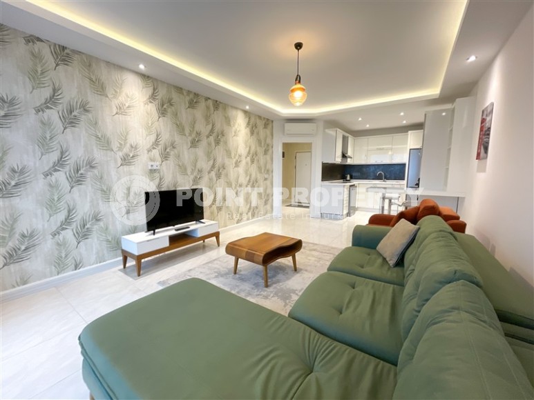 Comfortable apartment with modern design, furniture and household appliances, 200 meters from the sea, in the center of Mahmutlar-id-6863-photo-3