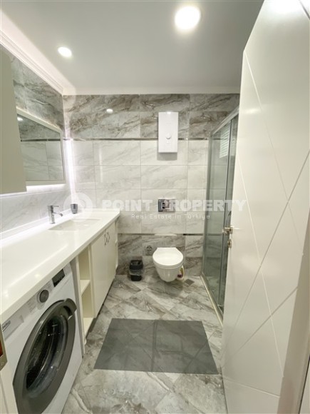 Comfortable apartment with modern design, furniture and household appliances, 200 meters from the sea, in the center of Mahmutlar-id-6863-photo-10