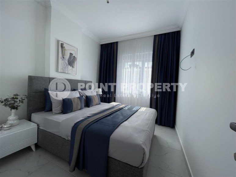 Современная квартира с новой мебелью и бытовой техникой, в 500 метрах от моря, в престижном районе Аланьи - Каргыджак-id-6870-фото-4