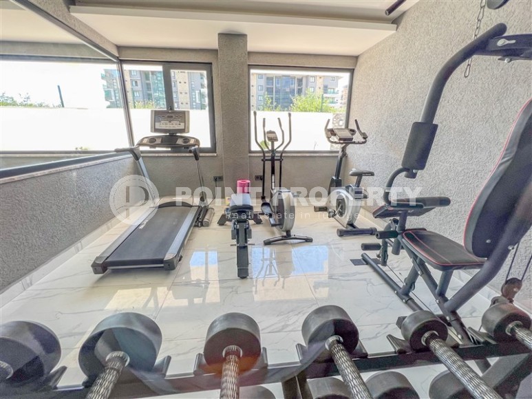 Современная квартира с новой мебелью и бытовой техникой, в 500 метрах от моря, в престижном районе Аланьи - Каргыджак-id-6870-фото-11