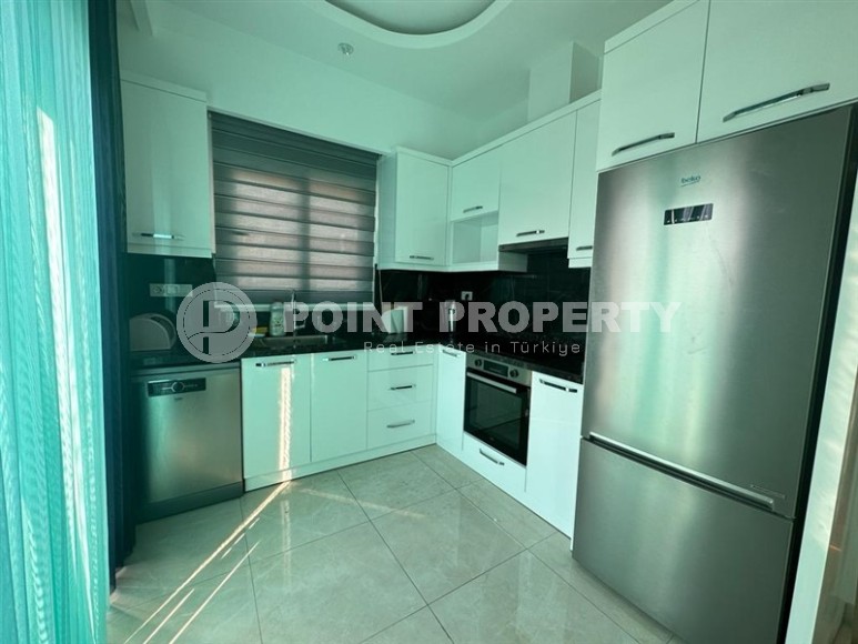 Панорамная двухуровневая квартира на 9-м этаже с мансардой, в центре современного района Аланьи - Махмутлар-id-6876-фото-3