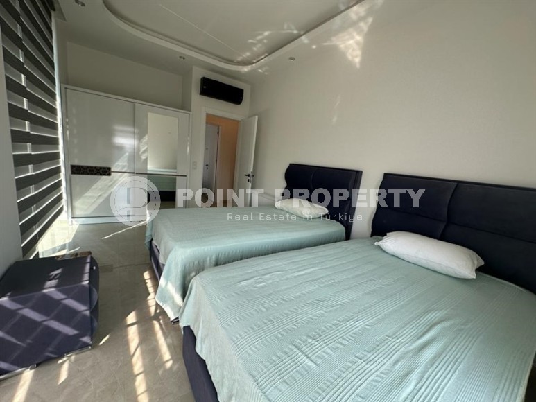 Панорамная двухуровневая квартира на 9-м этаже с мансардой, в центре современного района Аланьи - Махмутлар-id-6876-фото-5