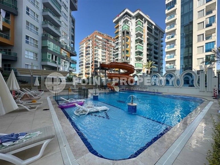 Панорамная двухуровневая квартира на 9-м этаже с мансардой, в центре современного района Аланьи - Махмутлар-id-6876-фото-16