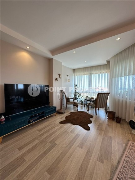 Двухуровневая квартира с видом на море и гору Кале, в престижном районе Аланьи - Хасбахче-id-6884-фото-6