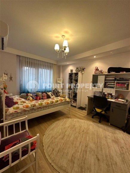 Двухуровневая квартира с видом на море и гору Кале, в престижном районе Аланьи - Хасбахче-id-6884-фото-15