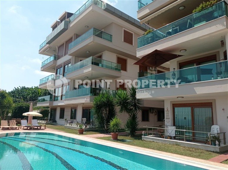 Двухуровневая квартира с видом на море и гору Кале, в престижном районе Аланьи - Хасбахче-id-6884-фото-28