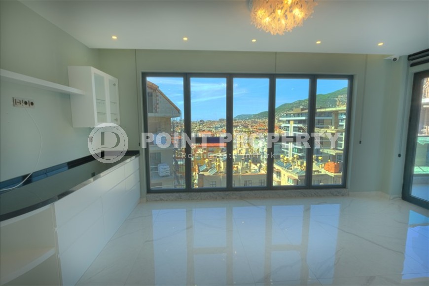 Panoramic two-level apartment overlooking the sea and Mount Kale, with the possibility of obtaining Turkish citizenship-id-6892-photo-3