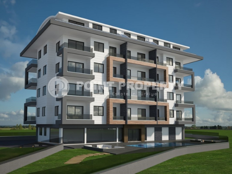 Апартаменты в Аланье, в районе Каргыджак. Новый инвестиционный проект, 51-145 м2-id-1073-фото-6