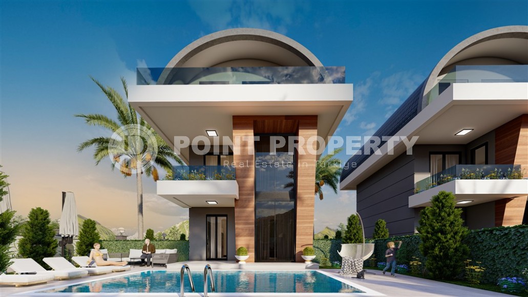 Элитные виллы в 350 метрах от моря, в зеленом, экологически чистом районе Аланьи - Паяллар-id-6897-фото-3