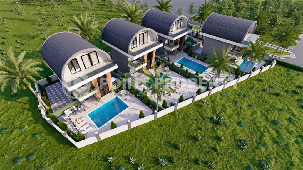 Элитные виллы в 350 метрах от моря, в зеленом, экологически чистом районе Аланьи - Паяллар-id-6897-фото-5