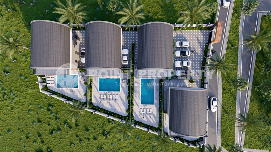 Элитные виллы в 350 метрах от моря, в зеленом, экологически чистом районе Аланьи - Паяллар-id-6897-фото-8