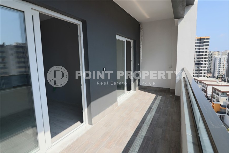 Панорамная квартира с видом на море на 13-м этаже в новом жилом комплексе, в центре района Арпачбахшиш-id-6904-фото-6