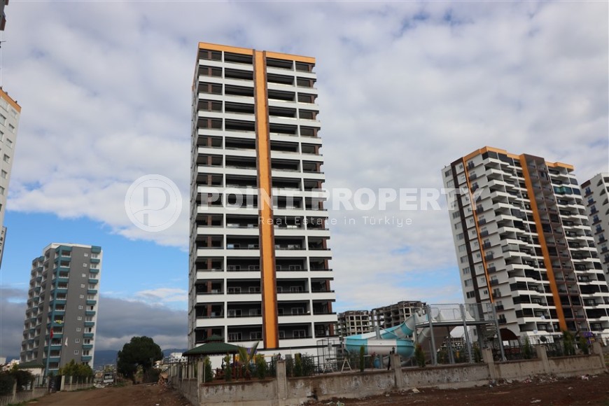 Панорамная квартира с видом на море на 13-м этаже в новом жилом комплексе, в центре района Арпачбахшиш-id-6904-фото-13